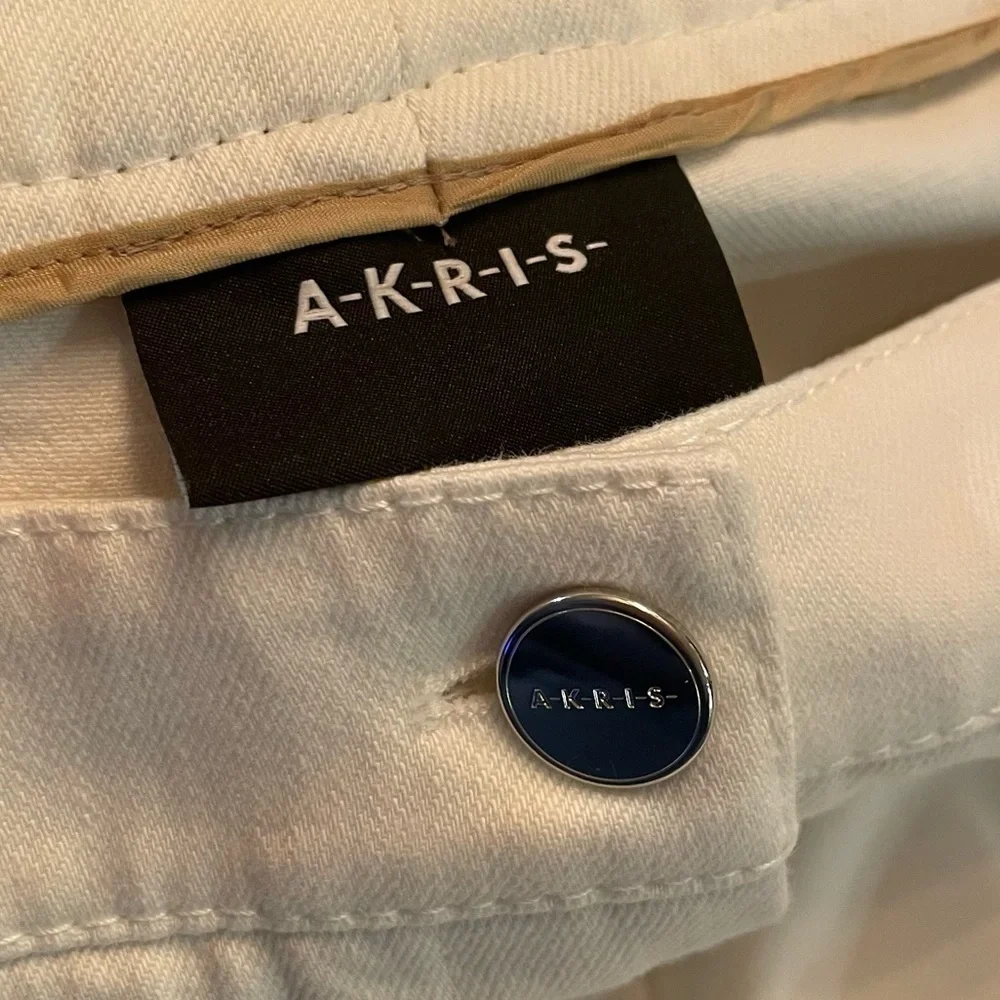 Akris Magda Cotton-Silk Straight-Leg Jeans - Picture 2 of 9